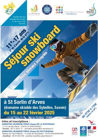 séjour ski 2025